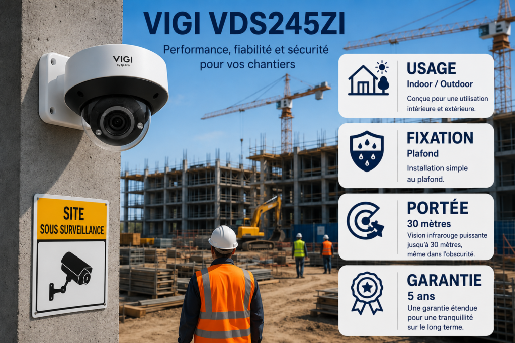caméra surveillance chantier