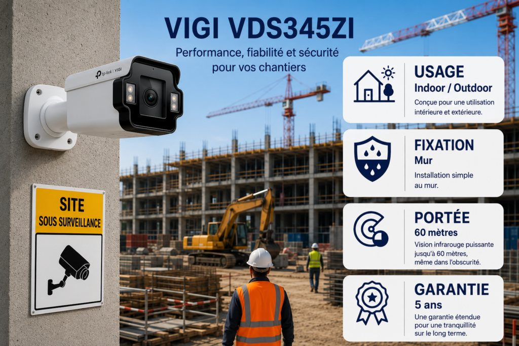 caméra surveillance chantier