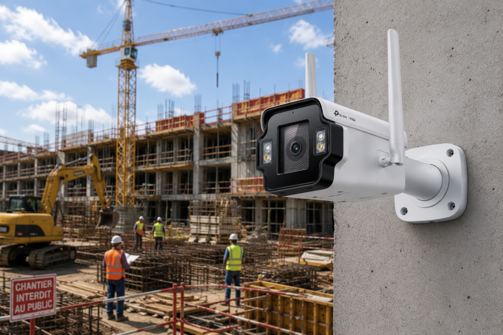 caméra chantier sans fil